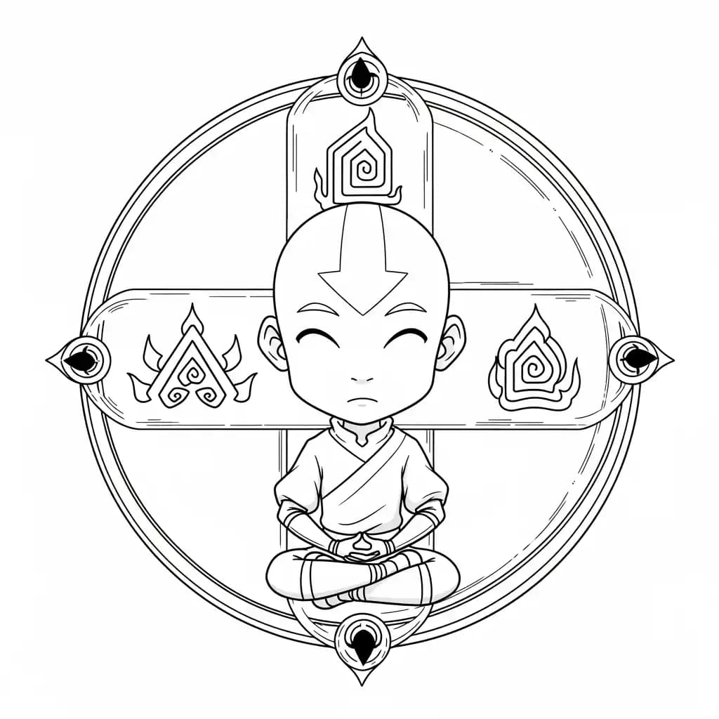 Desenhos de anime para colorir com personagens famosos em traços grossos e fundo branco, prontos para imprimir e pintar