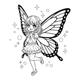 Desenhos de anime para colorir com personagens famosos em traços grossos e fundo branco, prontos para imprimir e pintar