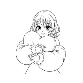 Desenhos de Anime para colorir e imprimir Desenhos de anime para colorir com personagens famosos em traços grossos e fundo branco, prontos para imprimir e pintar