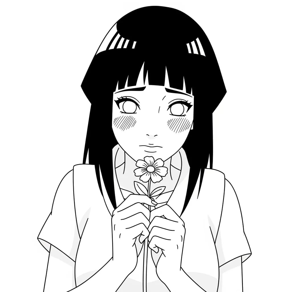 Desenhos de anime para colorir com personagens famosos em traços grossos e fundo branco, prontos para imprimir e pintar