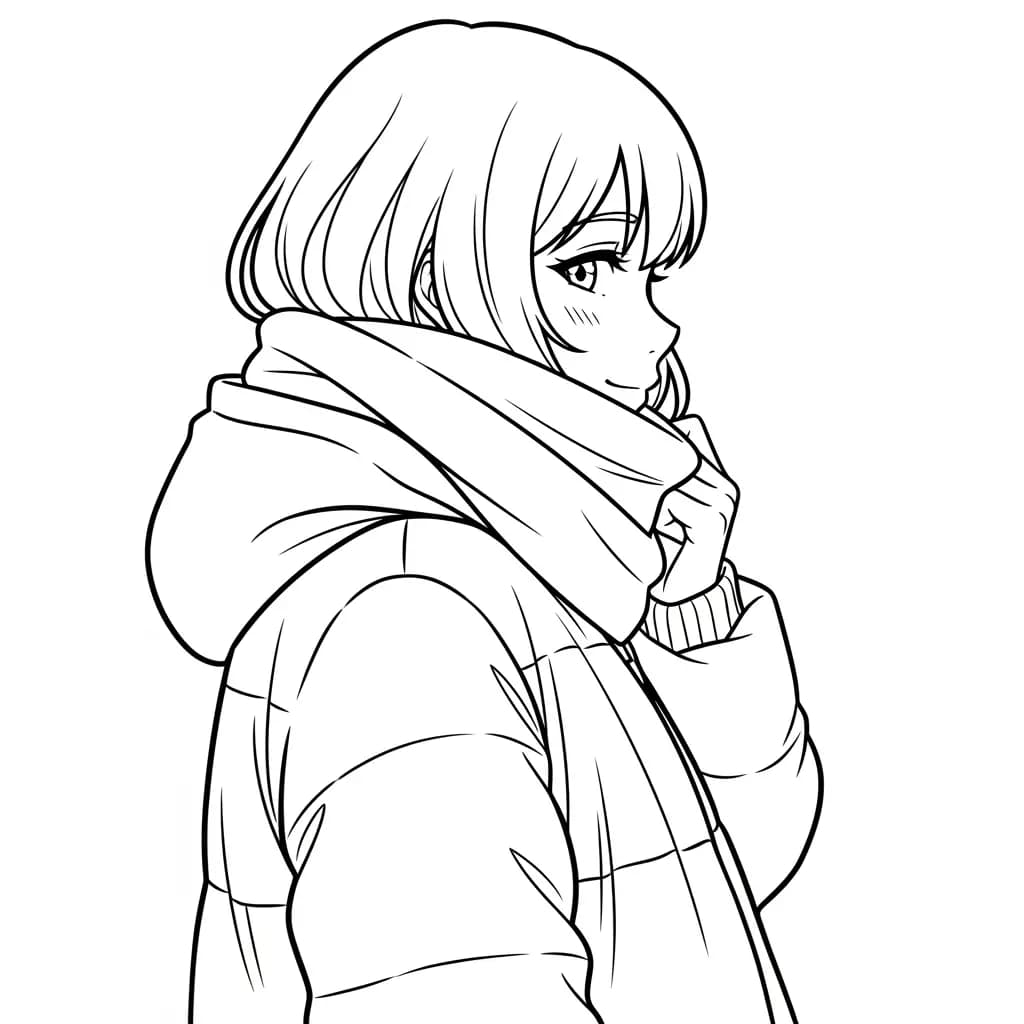 Desenhos de anime para colorir com personagens famosos em traços grossos e fundo branco, prontos para imprimir e pintar