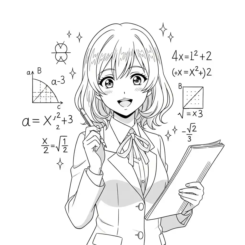 Desenhos de anime para colorir com personagens famosos em traços grossos e fundo branco, prontos para imprimir e pintar