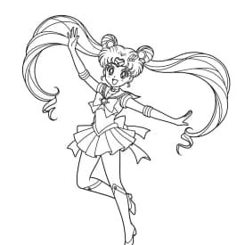 Desenhos de anime para colorir com personagens famosos em traços grossos e fundo branco, prontos para imprimir e pintar