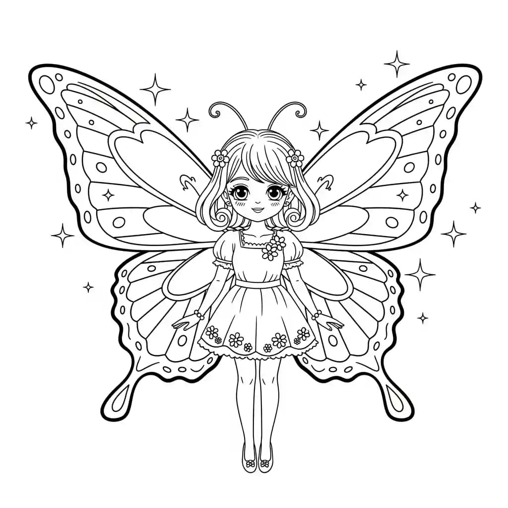 Desenhos de anime para colorir com personagens famosos em traços grossos e fundo branco, prontos para imprimir e pintar