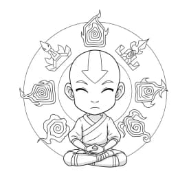 Desenhos de anime para colorir com personagens famosos em traços grossos e fundo branco, prontos para imprimir e pintar