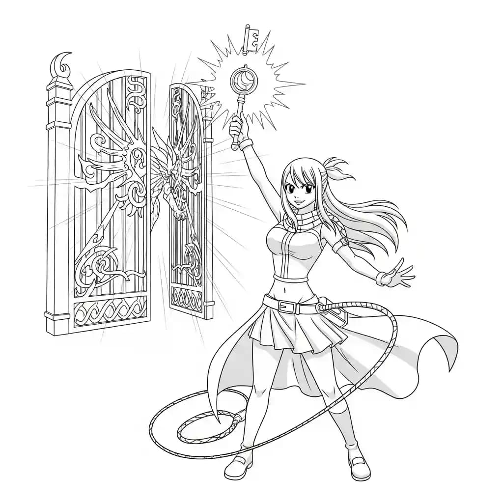 Desenhos de anime para colorir com personagens famosos em traços grossos e fundo branco, prontos para imprimir e pintar