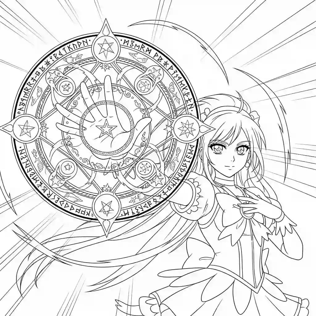 Desenhos de anime para colorir com personagens famosos em traços grossos e fundo branco, prontos para imprimir e pintar