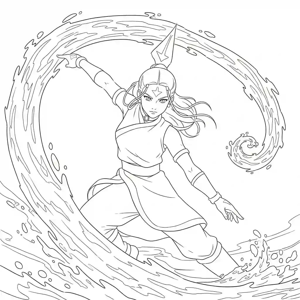 Desenhos de anime para colorir com personagens famosos em traços grossos e fundo branco, prontos para imprimir e pintar