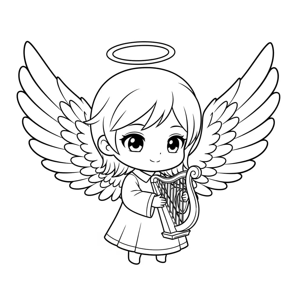 Desenhos de anime para colorir com personagens famosos em traços grossos e fundo branco, prontos para imprimir e pintar