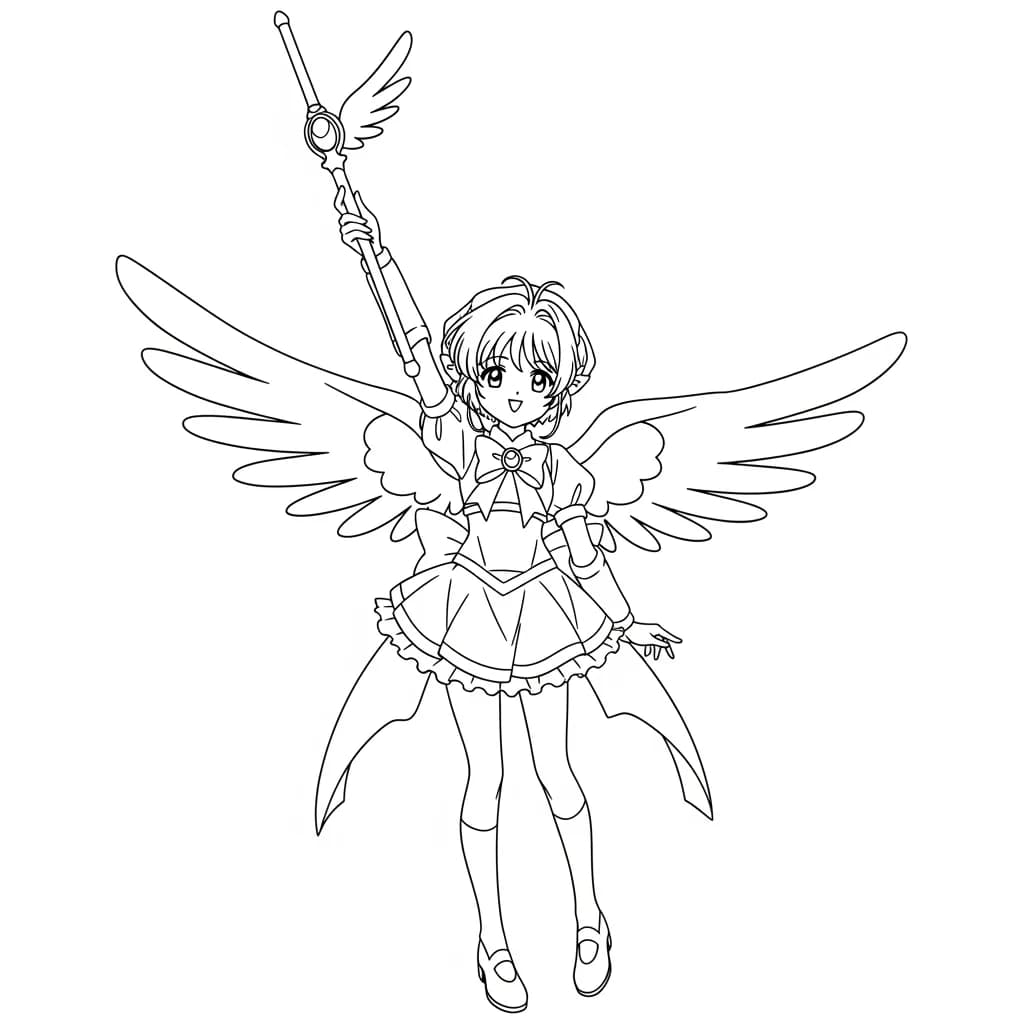 Desenhos de anime para colorir com personagens famosos em traços grossos e fundo branco, prontos para imprimir e pintar