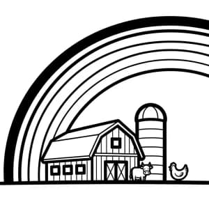 Desenhos de Arco-íris para Colorir Desenhos de Arco-íris para Colorir