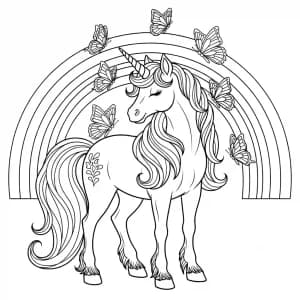 Desenhos de Arco-íris para Colorir Desenhos de Arco-íris para Colorir