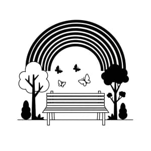 Desenhos de Arco-íris para Colorir Desenhos de Arco-íris para Colorir