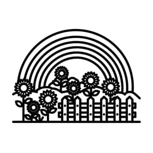 Desenhos de Arco-íris para Colorir Desenhos de Arco-íris para Colorir