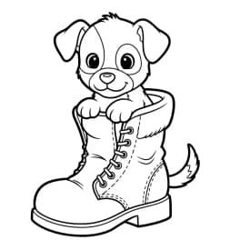 Desenhos de Cachorrinhos para Imprimir