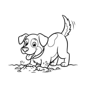 Desenhos de Cachorrinhos para Imprimir e Colorir Desenhos de Cachorrinhos para Imprimir