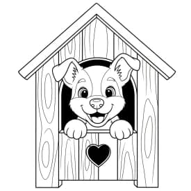 Desenhos de Cachorrinhos para Imprimir e Colorir Desenhos de Cachorrinhos para Imprimir