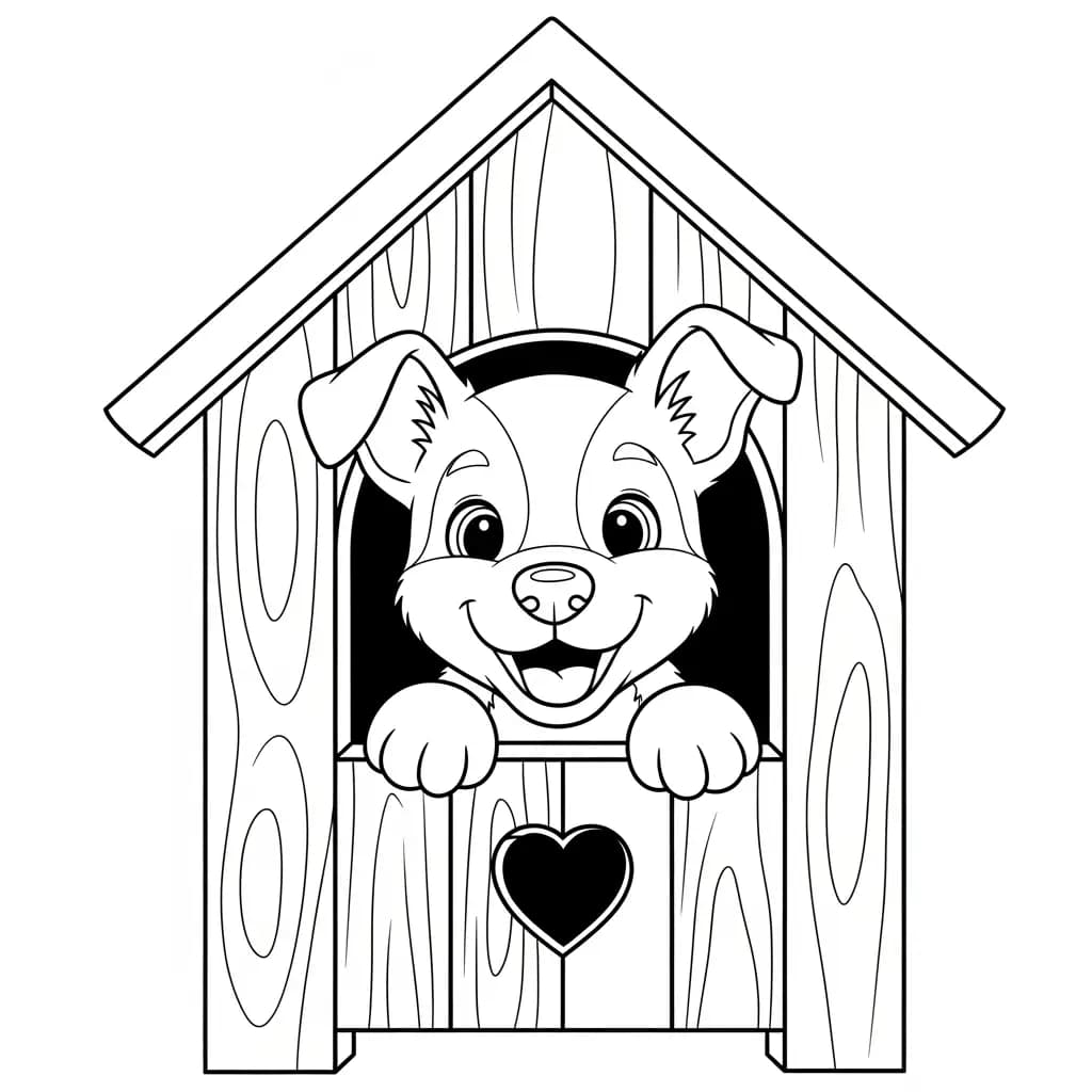 Desenhos de Cachorrinhos para Imprimir