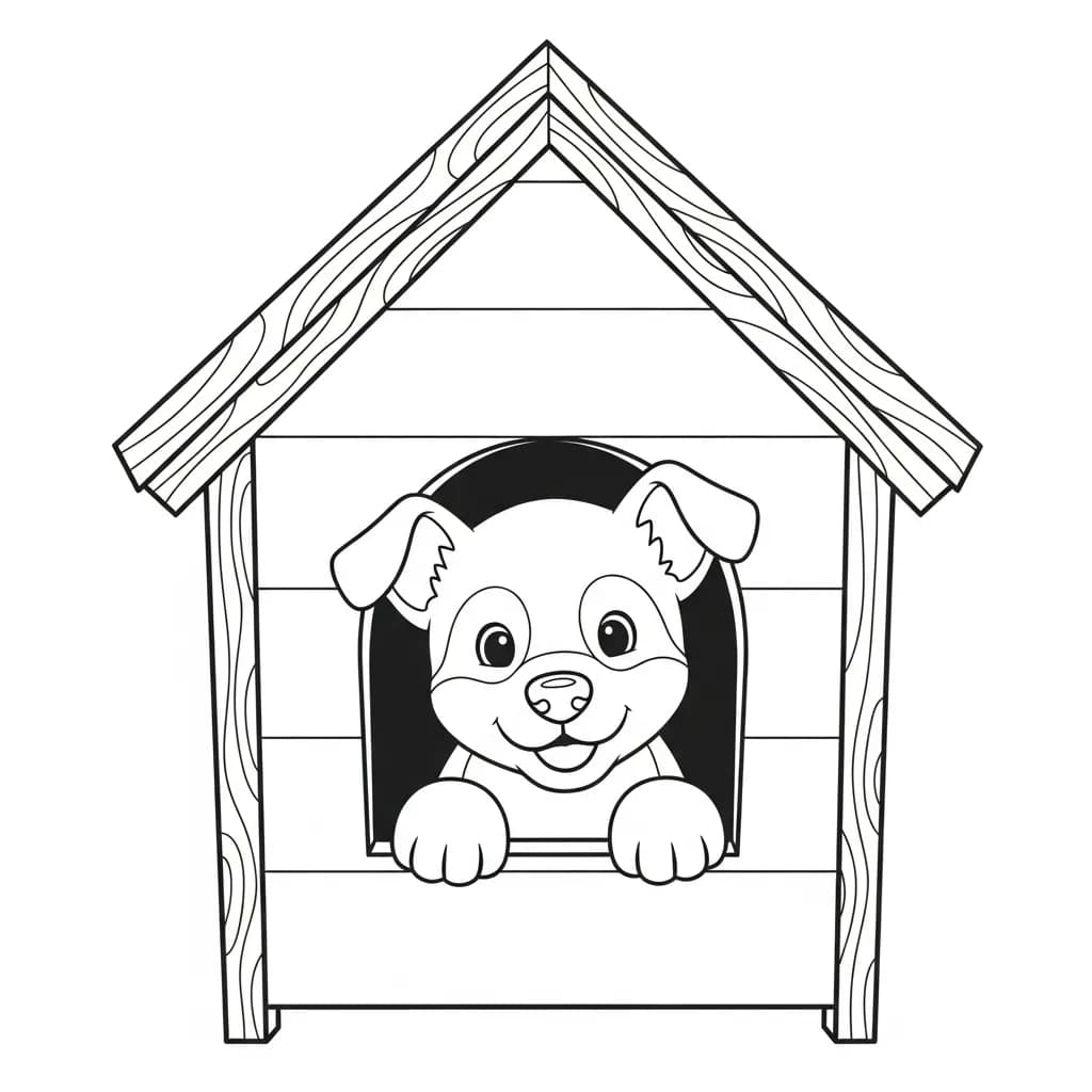 Desenhos de Cachorrinhos para Imprimir