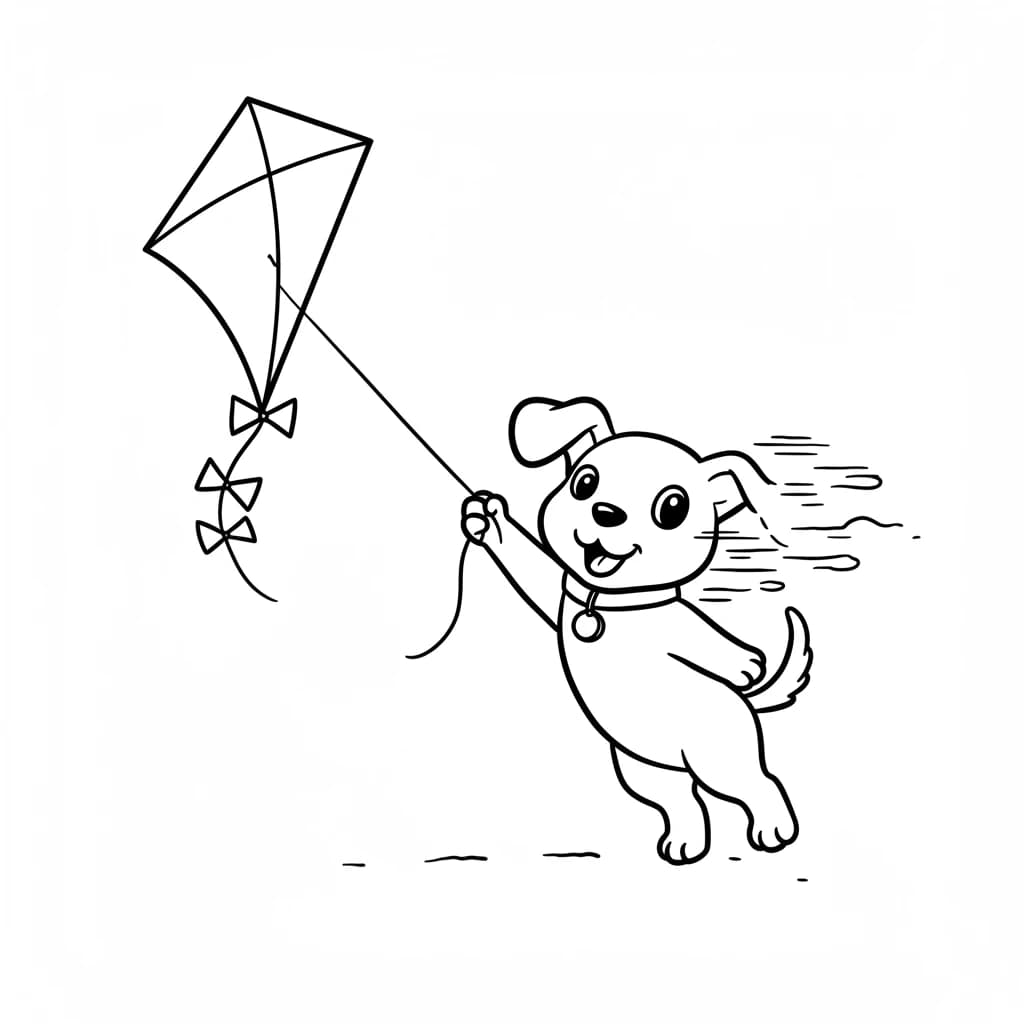 Desenhos de Cachorrinhos para Imprimir e Colorir