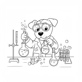 Desenhos de Cachorrinhos para Imprimir e Colorir