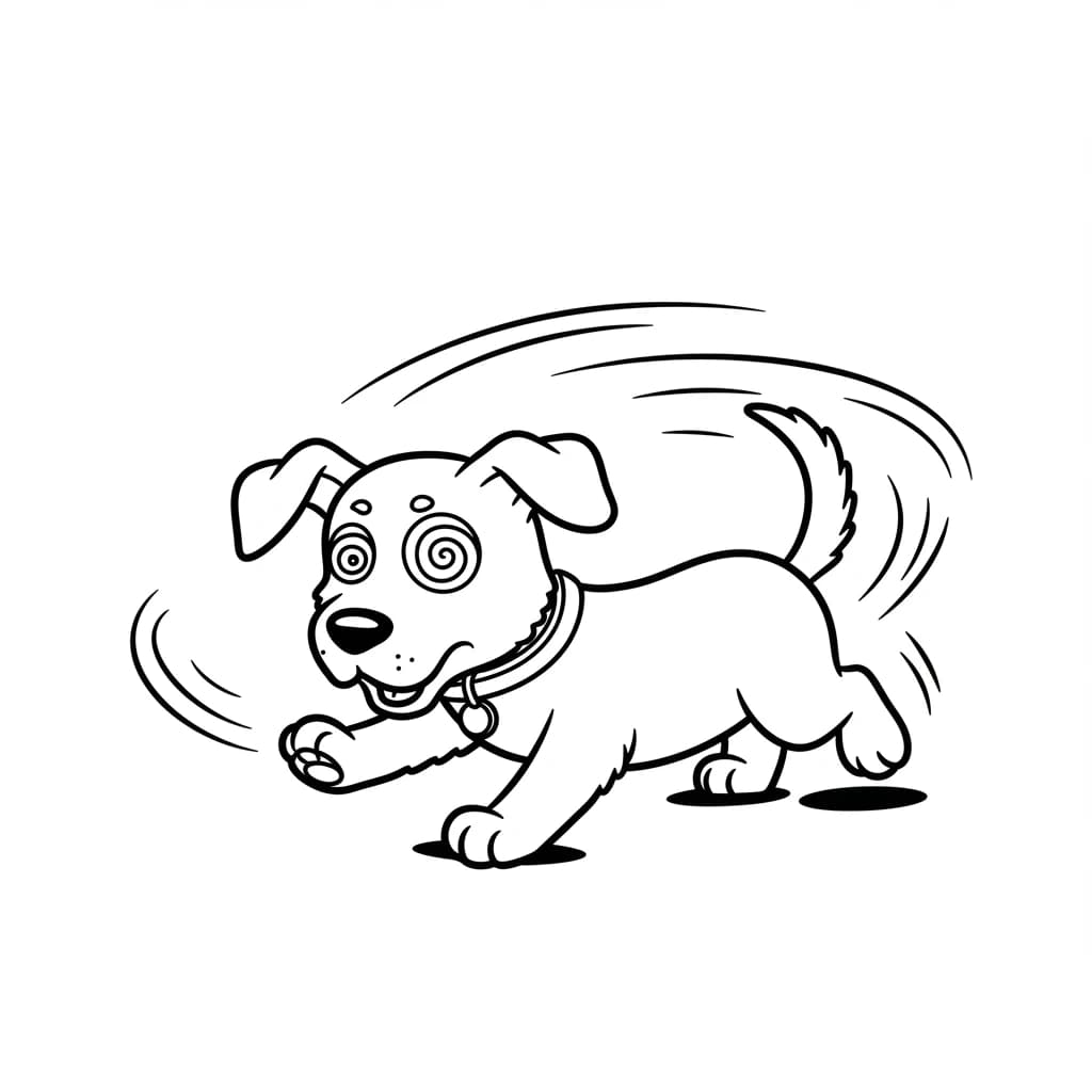 Desenhos de Cachorrinhos para Imprimir e Colorir