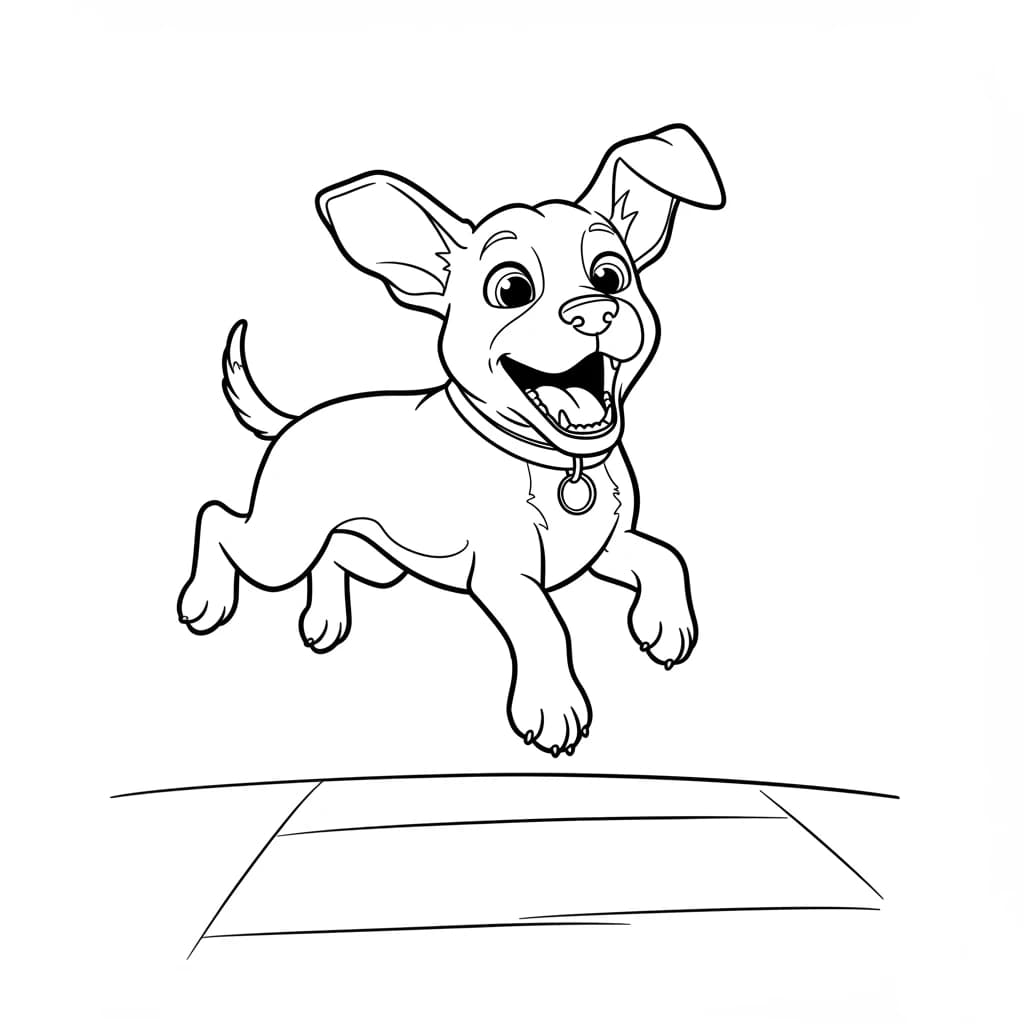 Desenhos de Cachorrinhos para Imprimir e Colorir