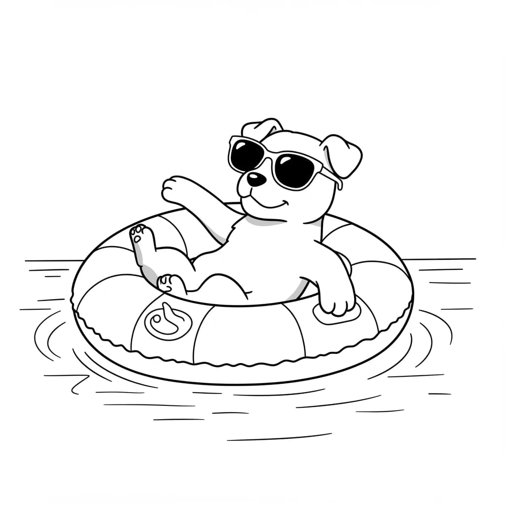 Desenhos de Cachorrinhos para Imprimir e Colorir