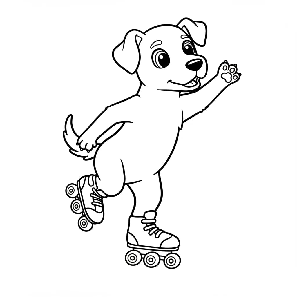 Desenhos de Cachorrinhos para Imprimir e Colorir