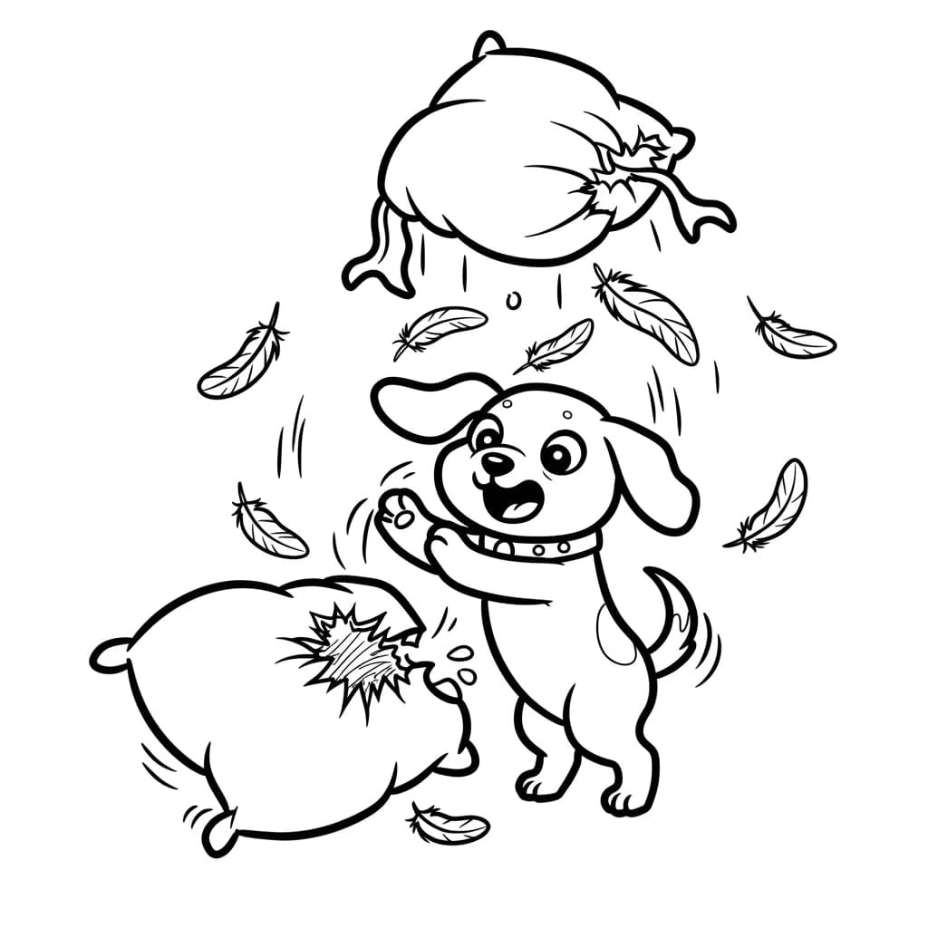 Desenhos de Cachorrinhos para Imprimir e Colorir