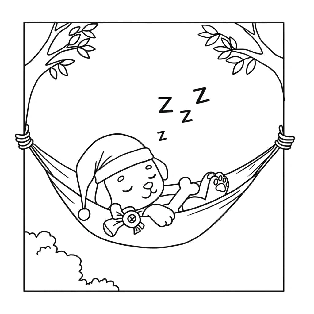 Desenhos de Cachorrinhos para Imprimir e Colorir