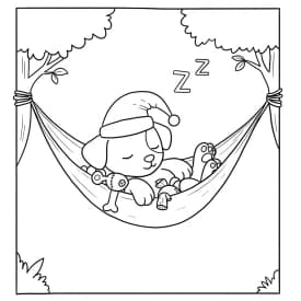 Desenhos de Cachorrinhos para Imprimir e Colorir