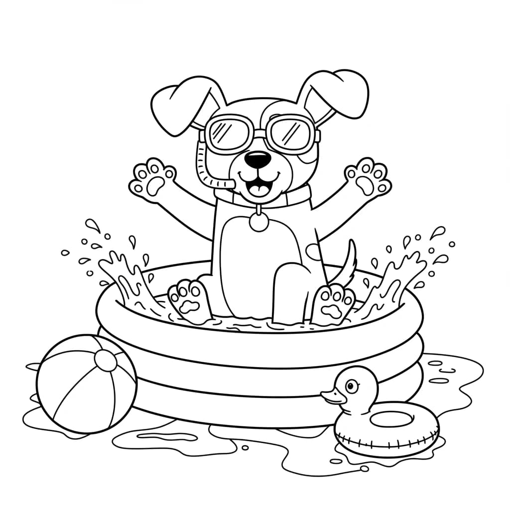 Desenhos de Cachorrinhos para Imprimir e Colorir