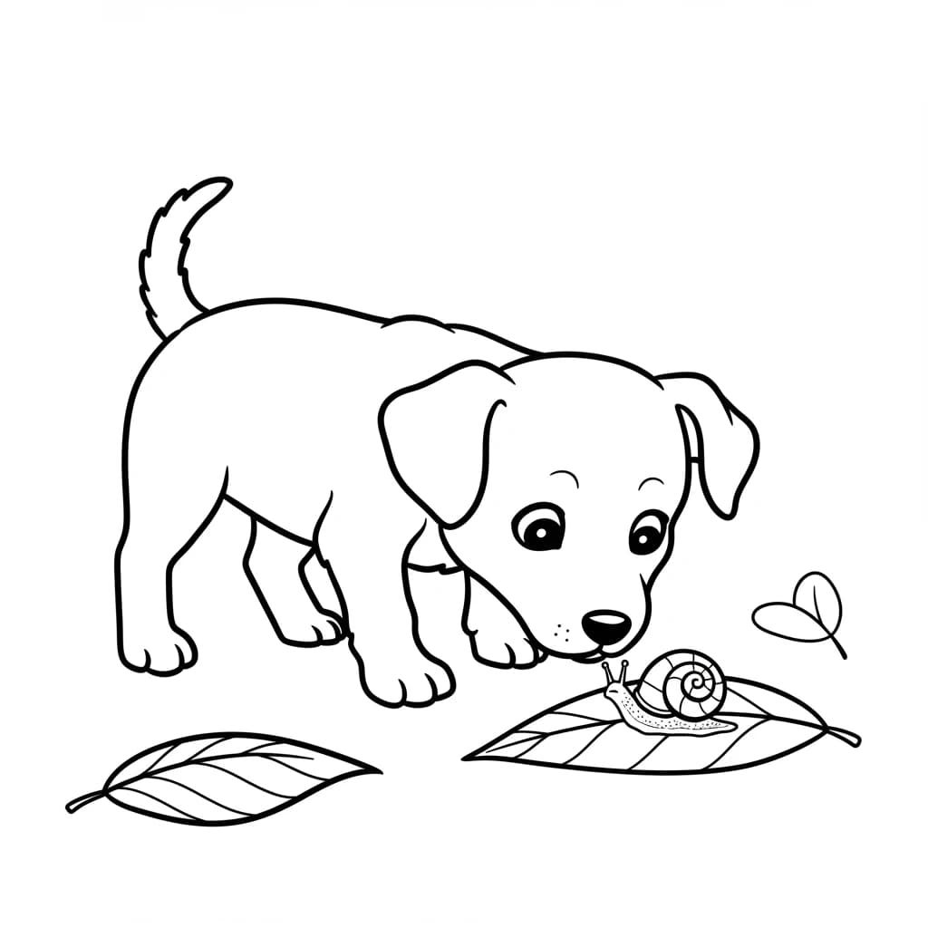 Desenhos de Cachorrinhos para Imprimir e Colorir