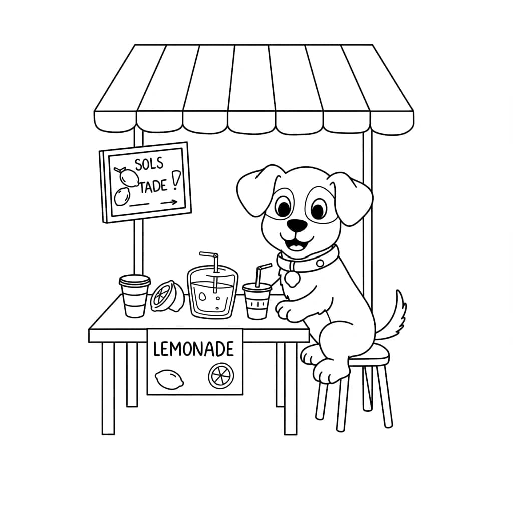 Desenhos de Cachorrinhos para Imprimir e Colorir