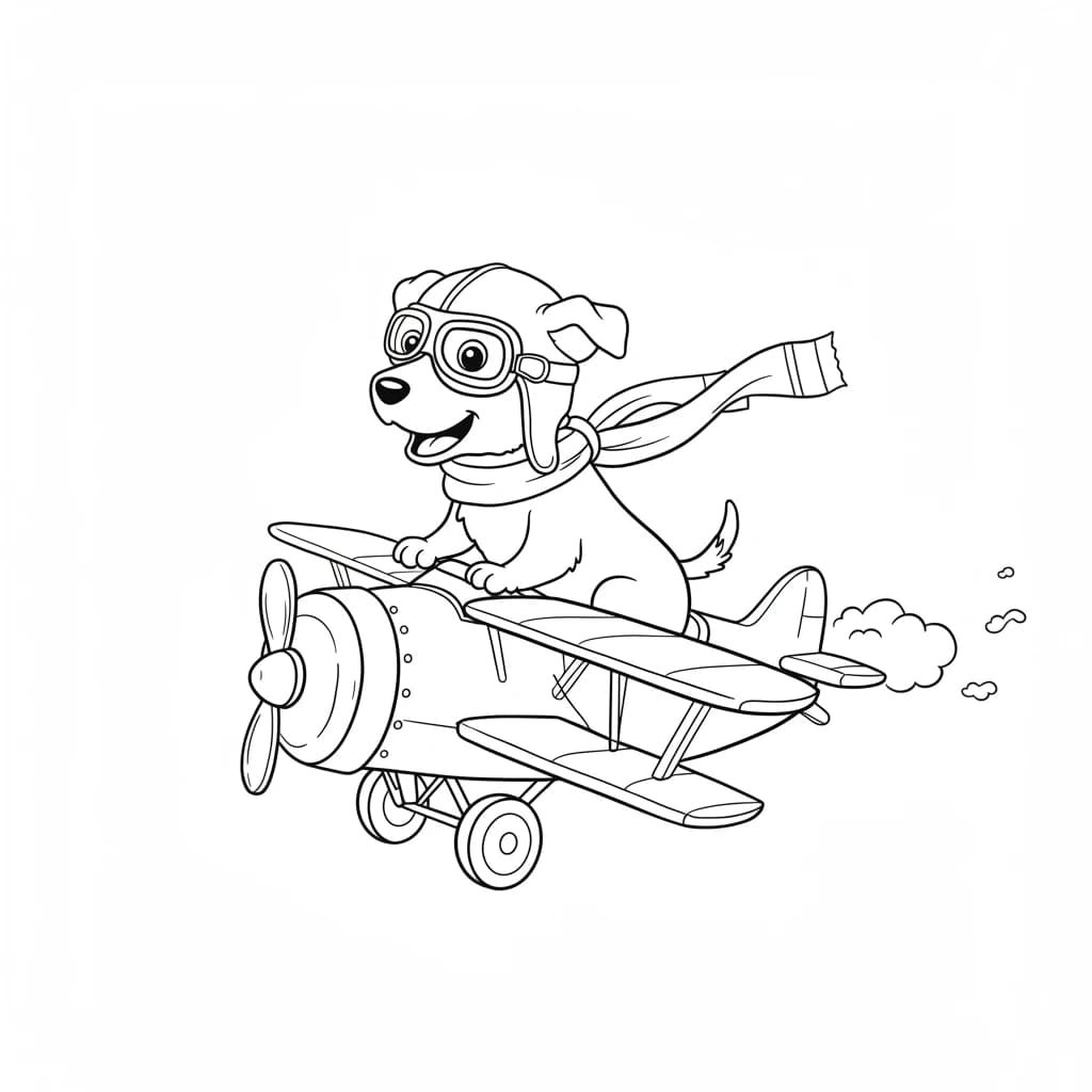 Desenhos de Cachorrinhos para Imprimir e Colorir