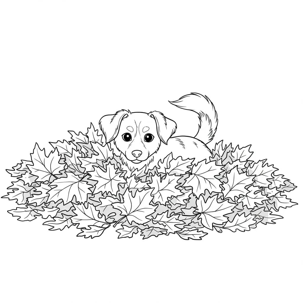 Desenhos de Cachorrinhos para Imprimir e Colorir