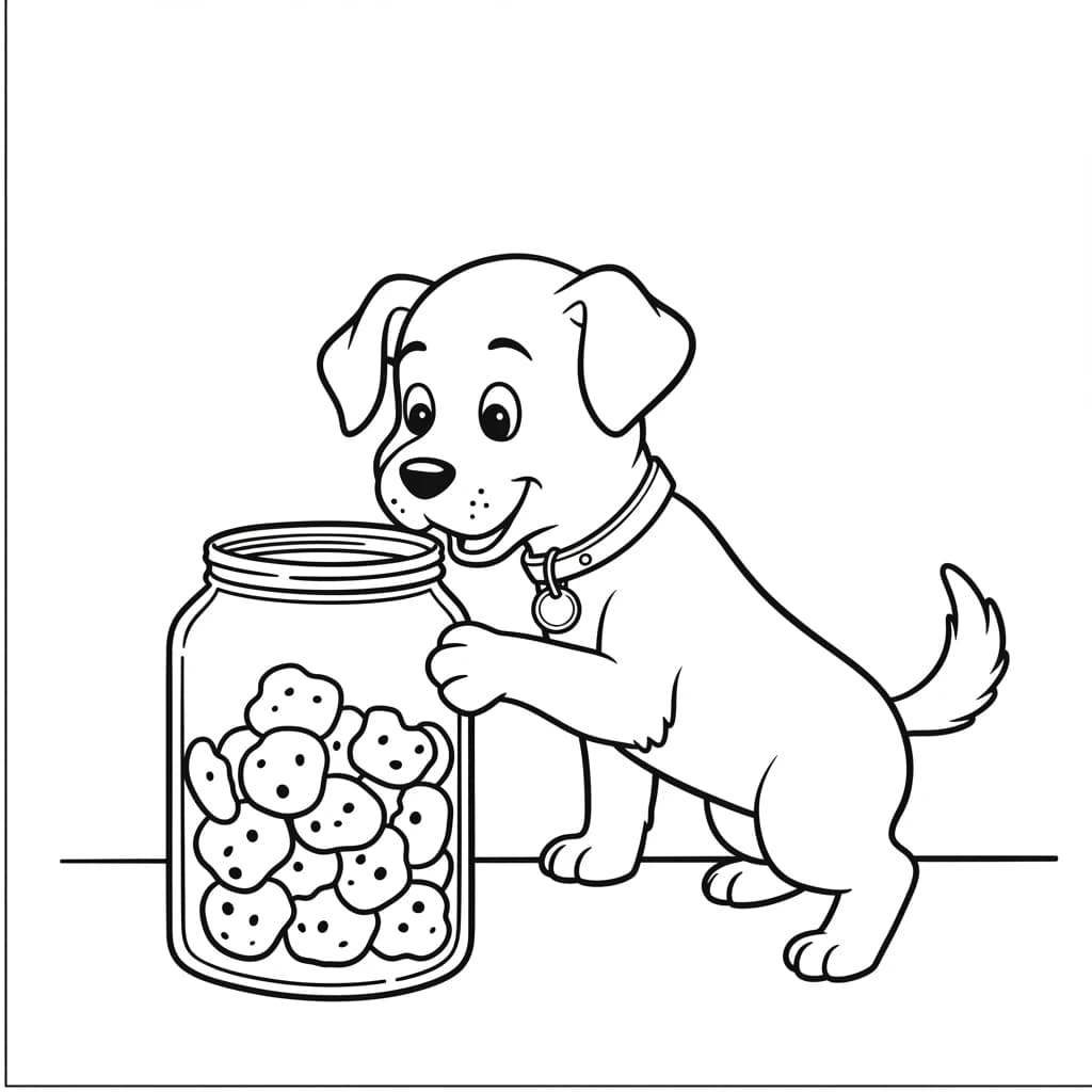 Desenhos de Cachorrinhos para Imprimir e Colorir