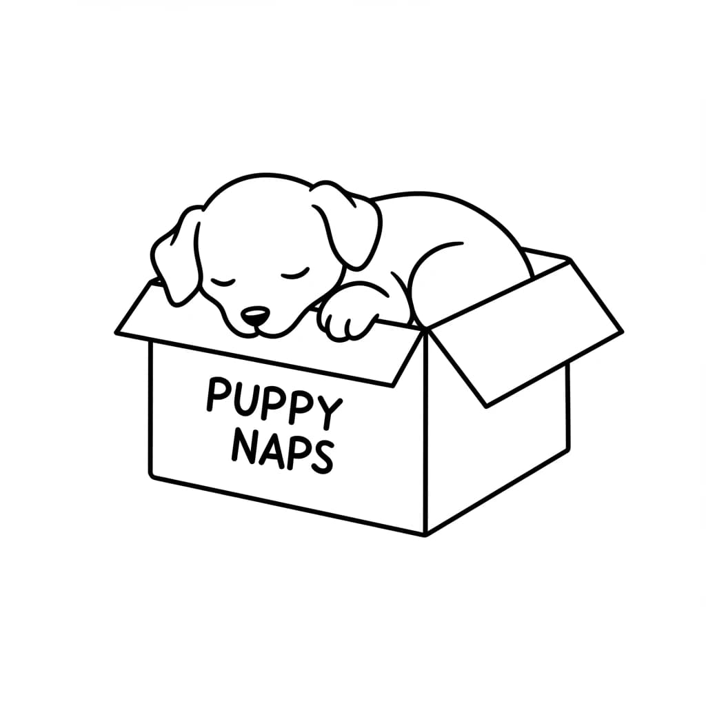 Desenhos de Cachorrinhos para Imprimir e Colorir