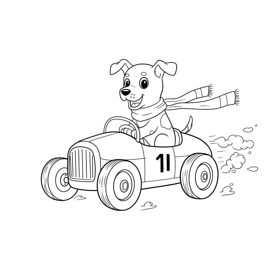 Desenhos de Cachorrinhos para Imprimir e Colorir