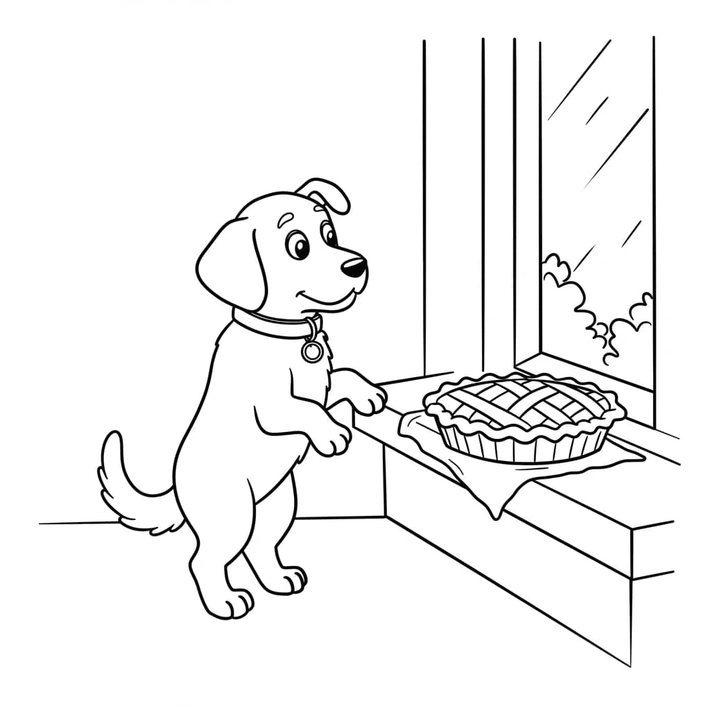 Desenhos de Cachorrinhos para Imprimir e Colorir