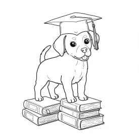 Desenhos de Cachorrinhos para Imprimir e Colorir