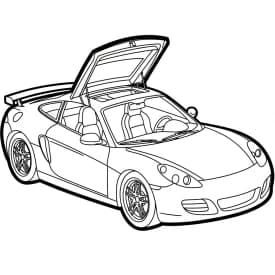 Desenhos de Carros para Imprimir e Colorir
