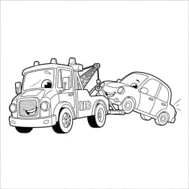 Desenhos de Carros para Imprimir e Colorir