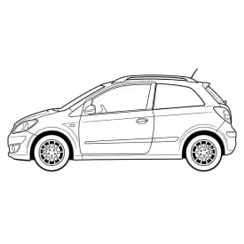 Desenhos de Carros para Imprimir e Colorir