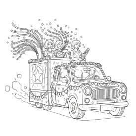 Desenhos de Carros para Imprimir e Colorir Desenhos de Carros para Imprimir e Colorir