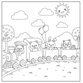 Desenhos de Cozy Friends para Imprimir e Colorir