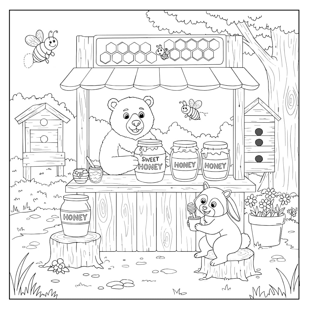 Desenhos de Cozy Friends para Imprimir e Colorir