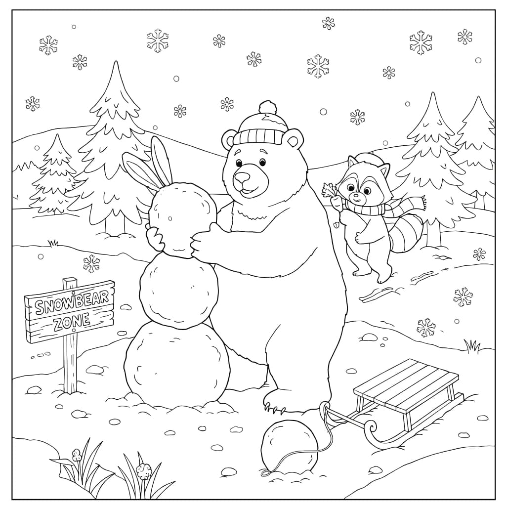 Desenhos de Cozy Friends para Imprimir e Colorir