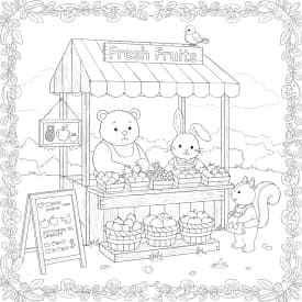 Desenhos de Cozy Friends para Imprimir e Colorir